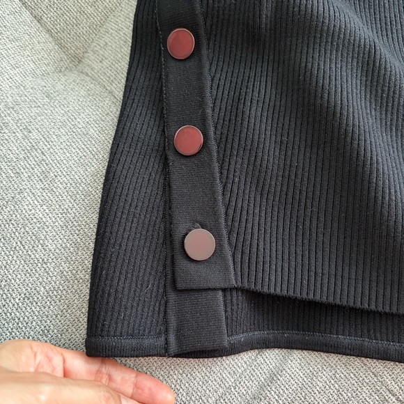 Guess by Marciano Black Sweater with Copper Buttons - Picture 4 of 16
